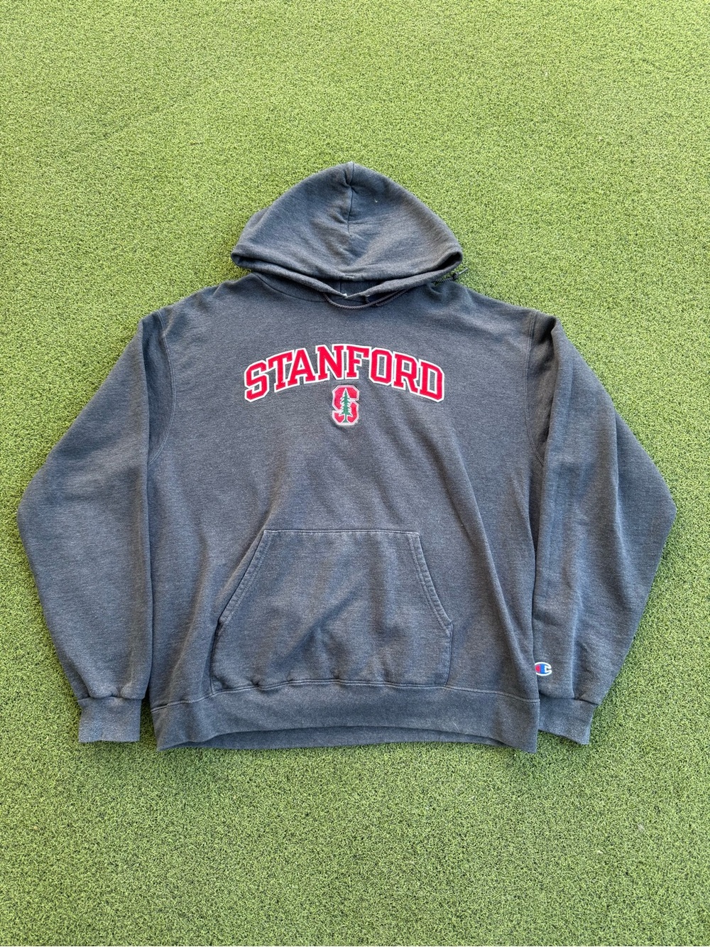 VINTAGE VTG COLLEGIATE IVY LEAGUE STITCHED STANFORD CHAMPIONSHIP HOODIE